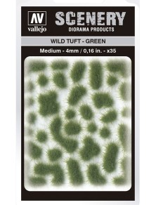 TUFT WILD SC406 GREEN MEDIUM ACCESSORI PER MODELLISMO VALLEJO VALLEJO