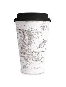 The Il Signore Degli Anelli Middle Earth Map Tazza Da Viaggio Sd Toys