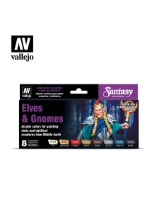 Elves E Gnomes (8) Color Set 70242 Colori Vallejo