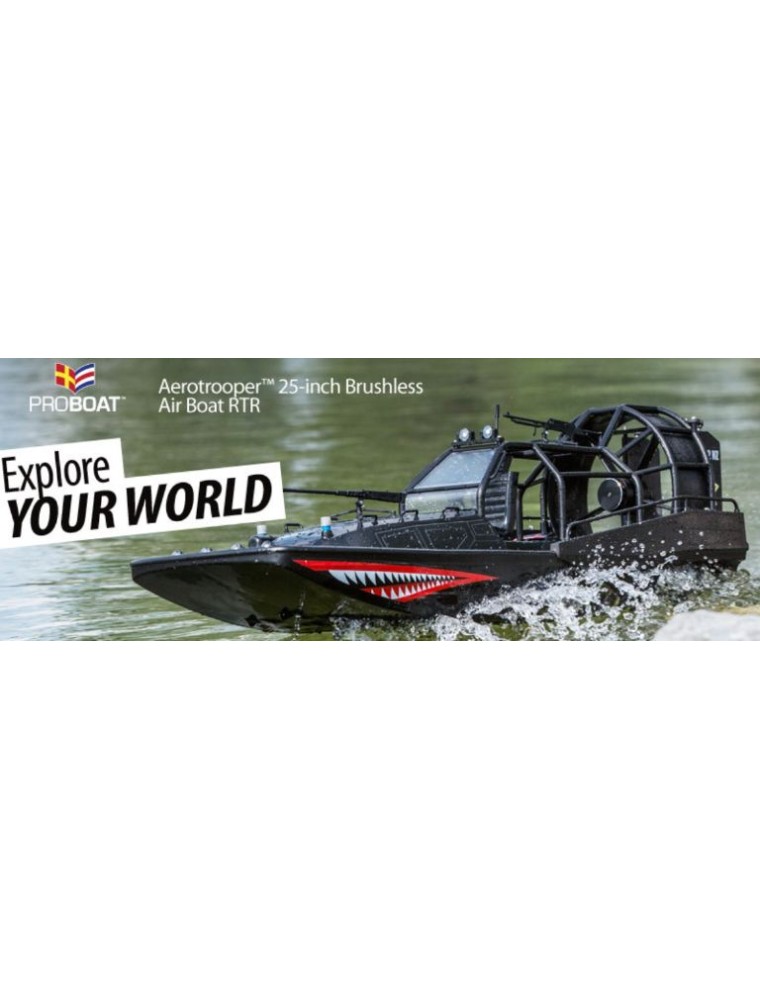 Pro Boat - Aerotrooper Air Boat brushless montato con radio