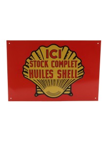 ACCESSORIES - METAL PLATE - ICI STOCK COMPLET HUILES SHELL - VARIOUS