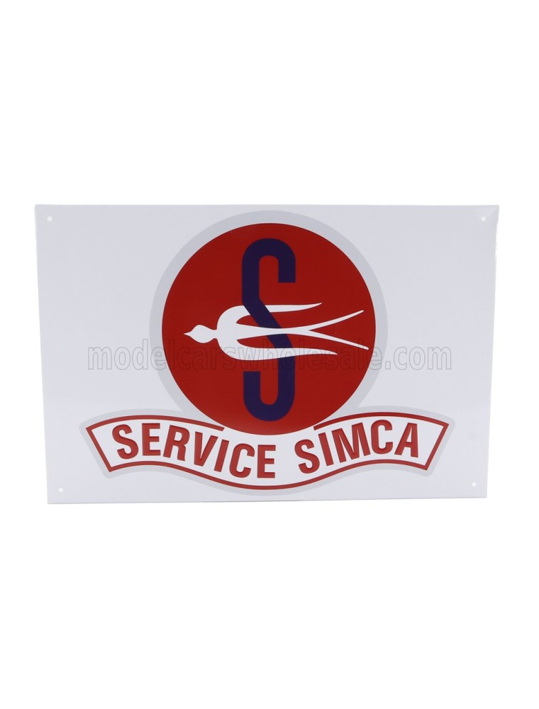 ACCESSORIES - METAL PLATE - SERVICE SIMCA - VARIOUS