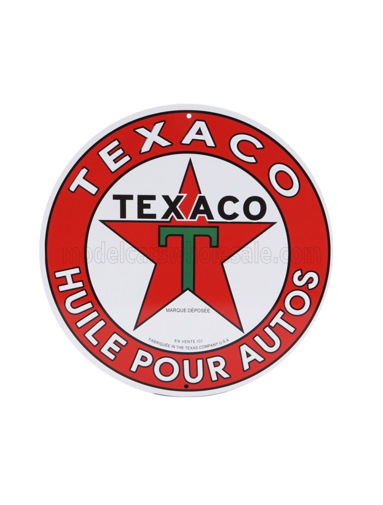 ACCESSORIES - METAL ROUND PLATE - TEXACO - VARIOUS