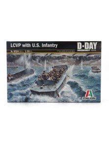 BOAT - LCVP LANDING CRAFT WITH USA INFANTRY MILITARY D-DAY NORMANDY 1944 - /