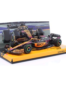 McLAREN - F1  MCL36 TEAM MCLAREN N 3 5th SINGAPORE GP 2022 DANIEL RICCIARDO - ORANGE BLACK FUCSIA