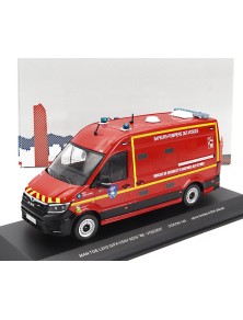 MAN - TGE L2H2 GIFA VSAV SDIS 88 VOSGES VEHICULE DE SECOURS ET D'ASSISTANCE AUX VICTIMES SAPEURS POMPIERS 2020 - RED YELLOW BLAC