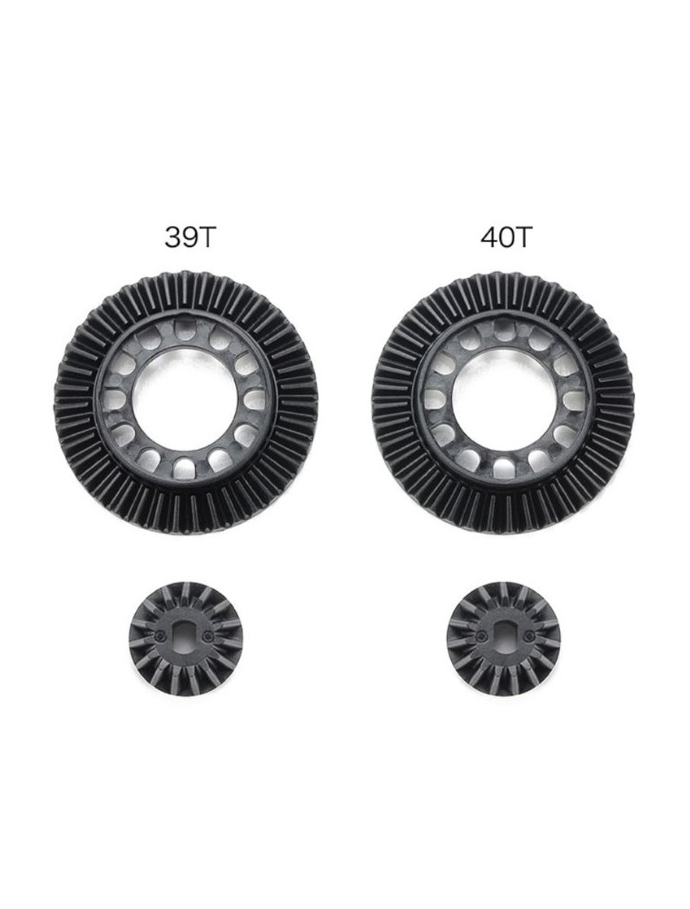 Tamiya - Corone Palo Rigido 39 e 40T  XV-02 anche per (TT02 con 22047)