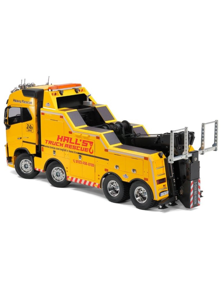 Tamiya - Volvo FH16 8x4 Town Truck 1/14 carro attrezzi giallo