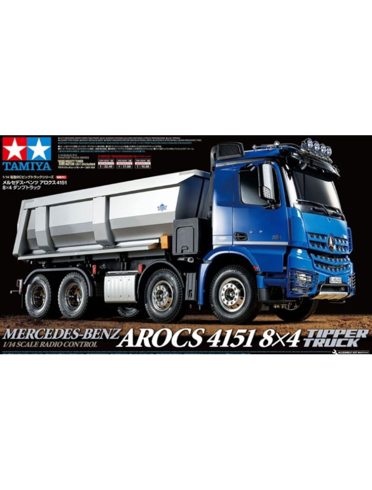 Tamiya - Mercedes Arocs 4151 8x4 Tipper Truck 1/14