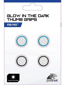 PANTHEK PS5 GOMMINI PER CONTROLLER GLOW IN THE DARK - CUSTODIE/PROTEZIONE