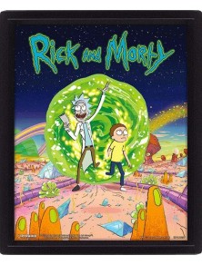 Rick E Morty Portal Poster 3d Lent. Poster Pyramid International