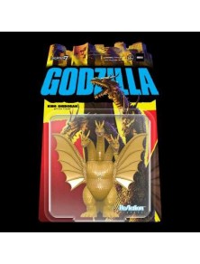 Toho Reaction W2 King Ghidorah Figura Action Figura Super 7