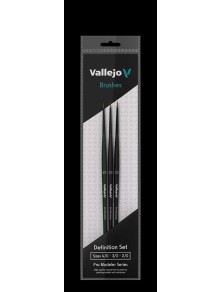 BRUSH PRO DEFINITION NATURAL SET B01990 Colori Vallejo