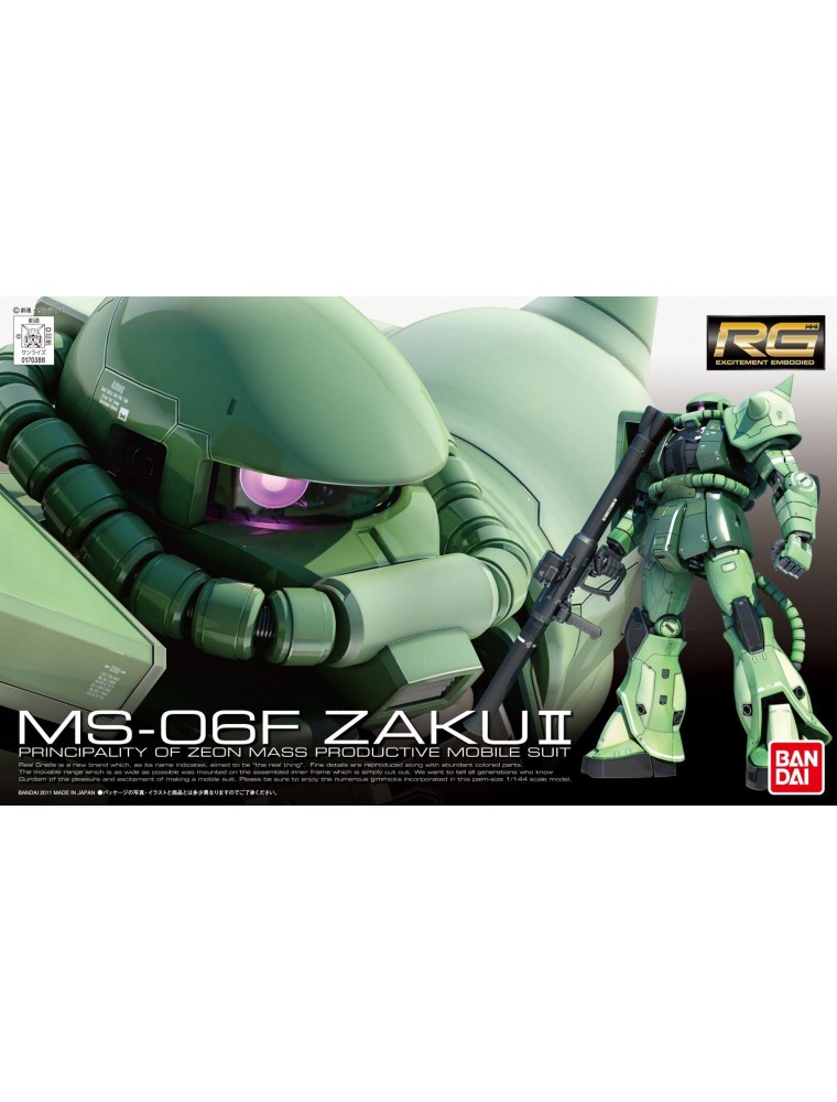 BANDAI - 1/144 RG Zaku II MS-06F