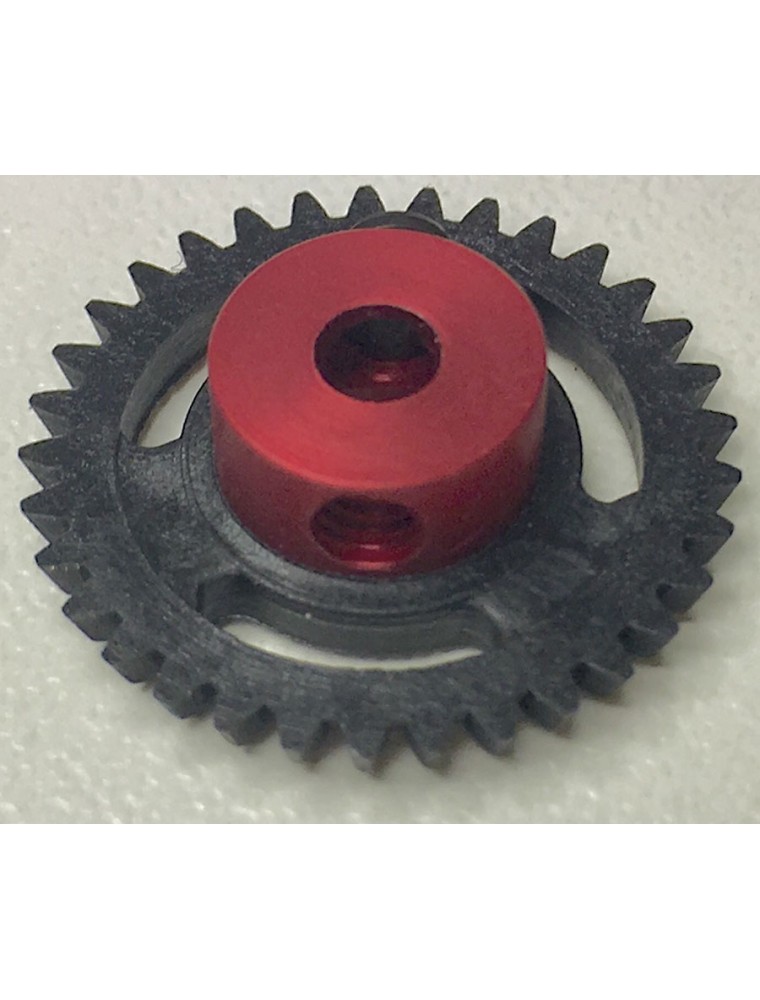 BRM MODEL CARS - MINICAR/REVOSLOT Nylon AW spur gear 33 T ﾇ? 12.4 + M3 screw (x1)