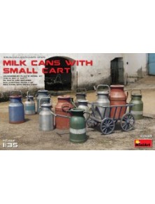 MINI ART - 1/35 Milk Cans with Small Cart