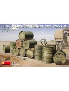 MINI ART - 1/35 U.S. Fuel Drums (55 Gals.)