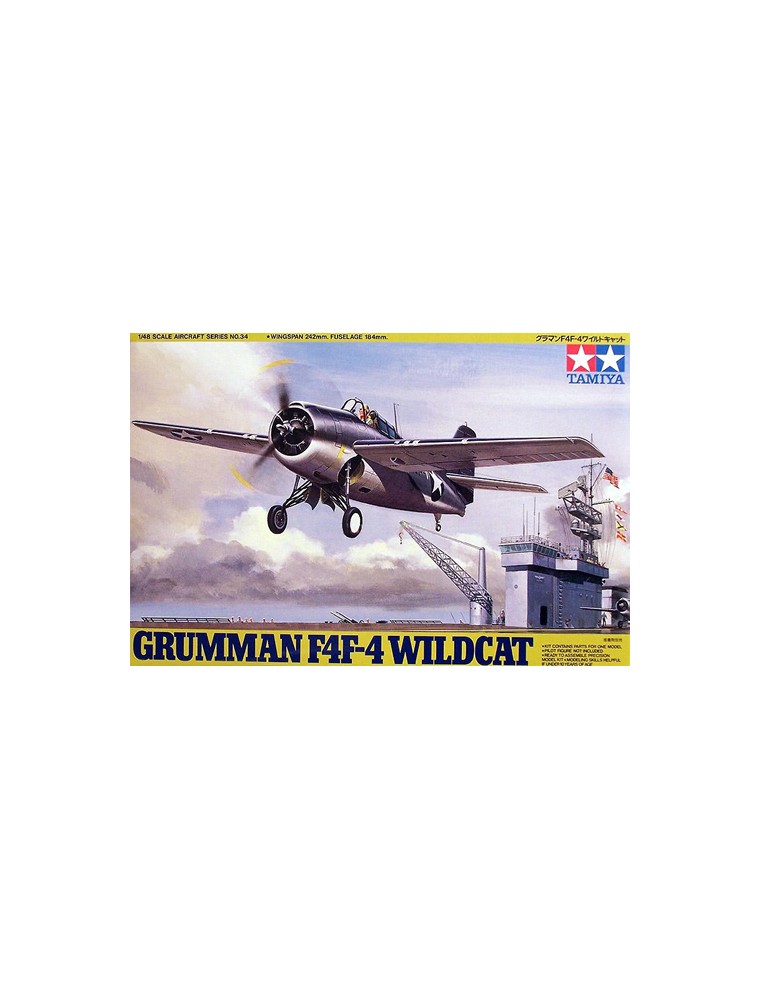 TAMIYA - 1/48 Grumman F4F-4 (Wildcat)