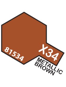 TAMIYA - MINI 10ml X-34 Metallic Brown 