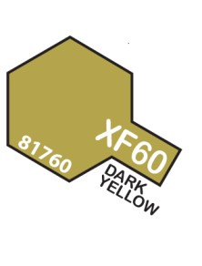 TAMIYA - MINI 10ml XF-60 Dark Yellow 