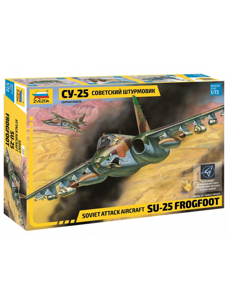 ZVEZDA - 1/72 Soviet Attack Aircraft SU-25 Frogfoot