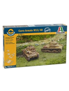 Italeri - 2 Carri Armati M13/40 1/72 Italiano serie Fast Assembly