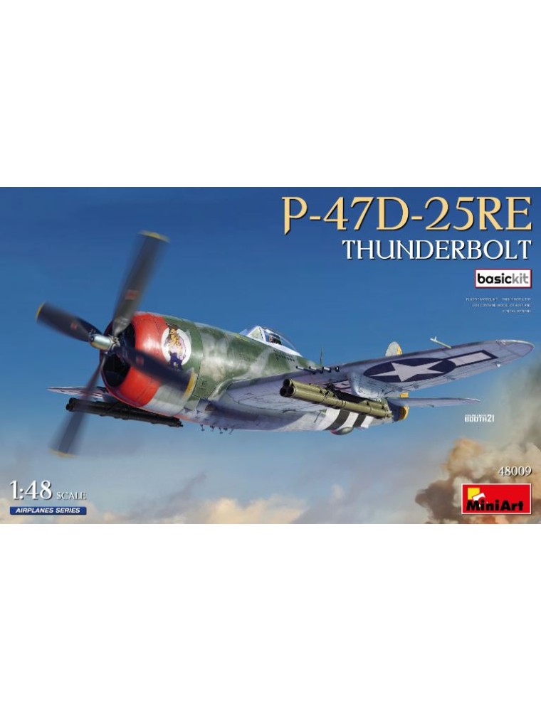 MiniArt - P-47D-25re Thunderbolt Basic Kit 1/48 P47D