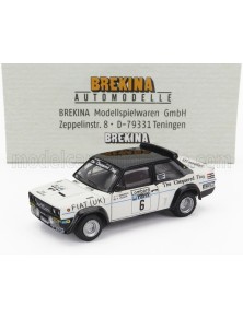 FIAT - 131 ABARTH N 6 RALLY RAC LOMBARD 1977 TIMO MAKINEN - HENRY LIDDON - WHITE BLACK