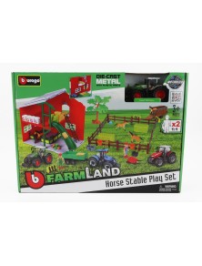 FENDT - SET FARM HORSE STABLE PLAY VARIO 1050 TRACTOR 2016 - GREEN