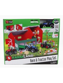 NEW HOLLAND - SET FARM BARN & TRACTOR PLAY T7.315 TRACTOR 2009 - BLUE