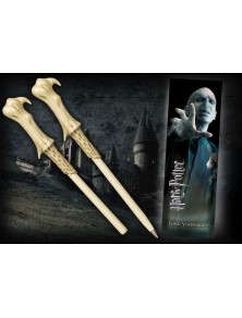 Harry Potter Penna e Segnalibro Bacchetta Lord Voldemort Noble Collection