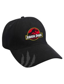 Jurassic Park - Cap - Black - Jurassic Logo