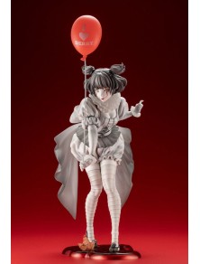 Stephen Kings It 2017 Bishoujo Pvc Statua 1/7 Pennywise Monochrome 25 Cm Kotobukiya