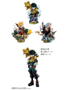 My Hero Academia Petitrama Ex Series Trading Figura 3-set Type-decision Special Edition 9 Cm Megahouse