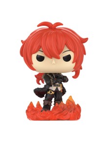 Genshin Impact Pop! Games Vinile Figura Diluc Ragnvindr 9 Cm Funko