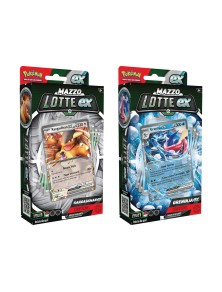 POKEMON MAZZI LOTTE EX KANGASKHAN E GRENINJA - CARTE DA GIOCO/COLLEZIONE