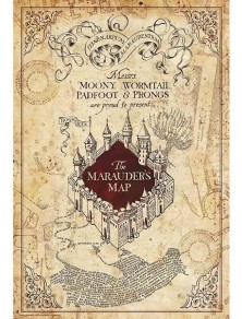 Harry Potter Poster Mappa del Malandrino 91.5 x 61 cm AbyStyle