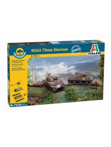 ITALERI - 1/72 SHERMAN M4 A3