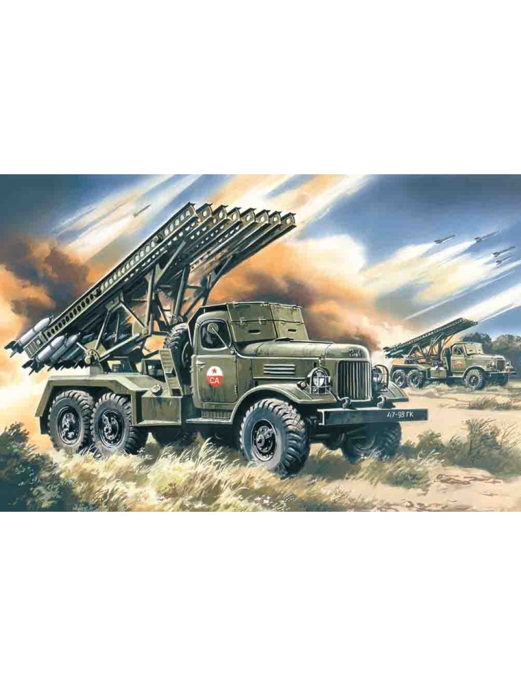 ICM - 1/72 BM-13-16 "Katiusha", Multiple Launch Rocket System on ZiL-157 base