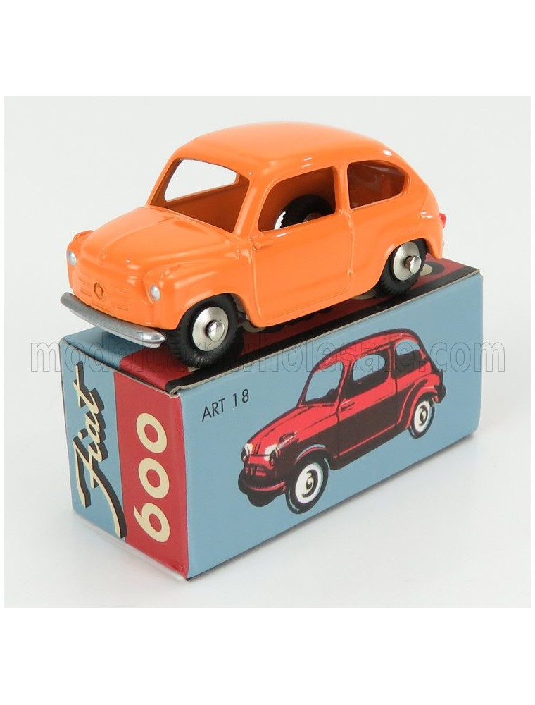 FIAT - 600 BERLINA 1955 - ORANGE