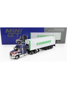 WESTERN STAR - 49X TRUCK TRASPORTO CONTAINER 40' EVERGREEN 1990 - BLUE WHITE