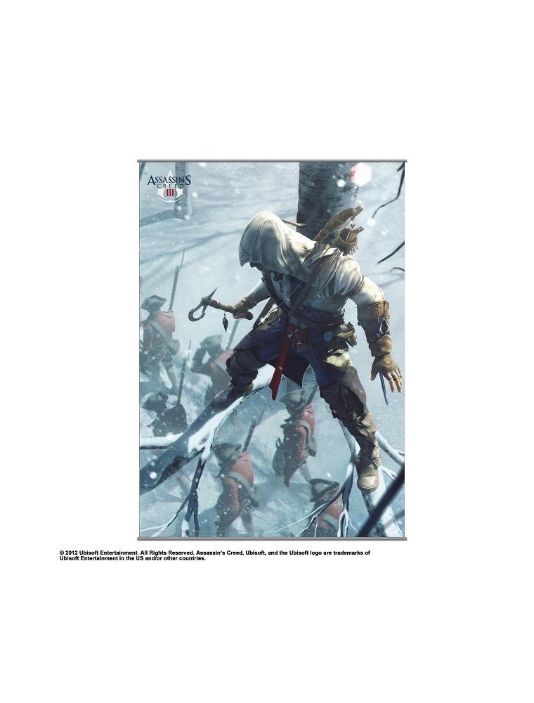 SQUARE ENIX ASSASSINS CREED III WALL SCROLL 2 POSTER