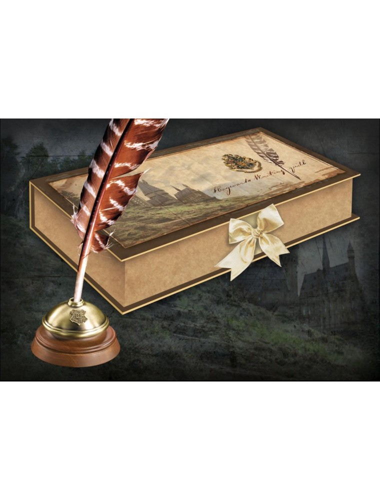 Harry Potter Replica Penna Piuma e Calamaio Hogwarts Noble Collection