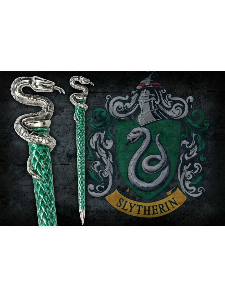 Harry Potter Penna Serpeverde Argento Placcato Noble Collection