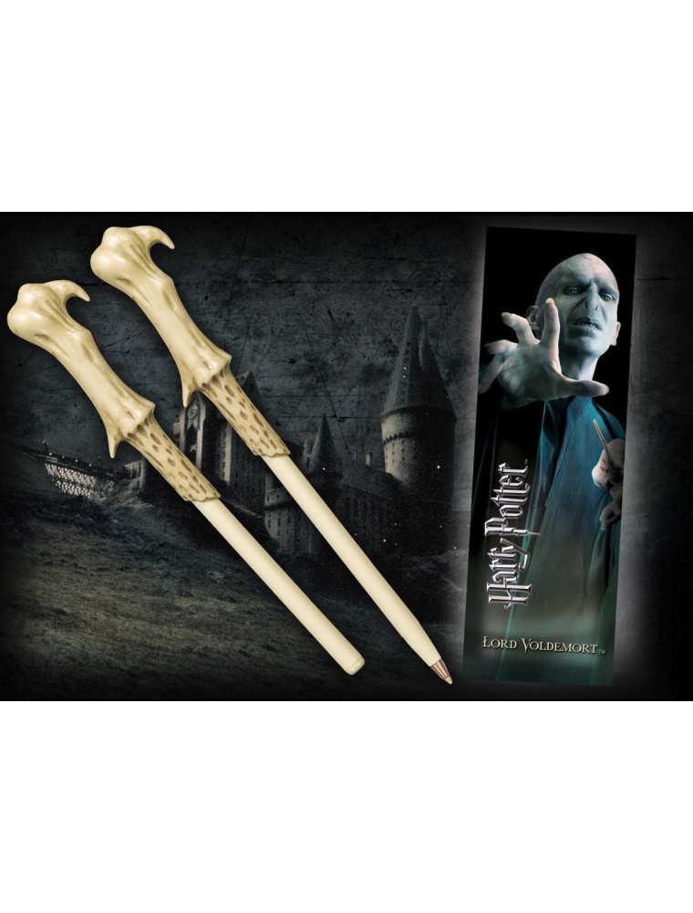 Harry Potter Penna e Segnalibro Bacchetta Lord Voldemort Noble Collection