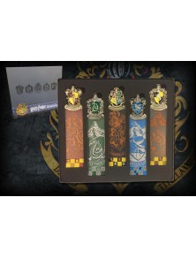 Harry Potter Set di 5 Segnalibri Con Tutte Le Casate Di Hogwarts Noble Collection