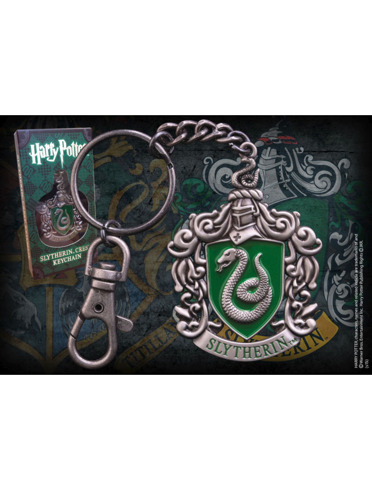 Harry Potter Portachiavi con Stemma Serpeverde Noble Collection