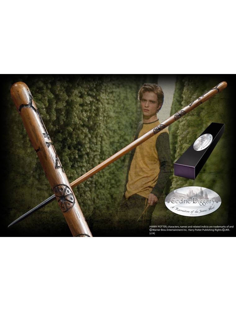 Harry Potter Bacchetta Magica Character Cedric Diggory Noble Collection