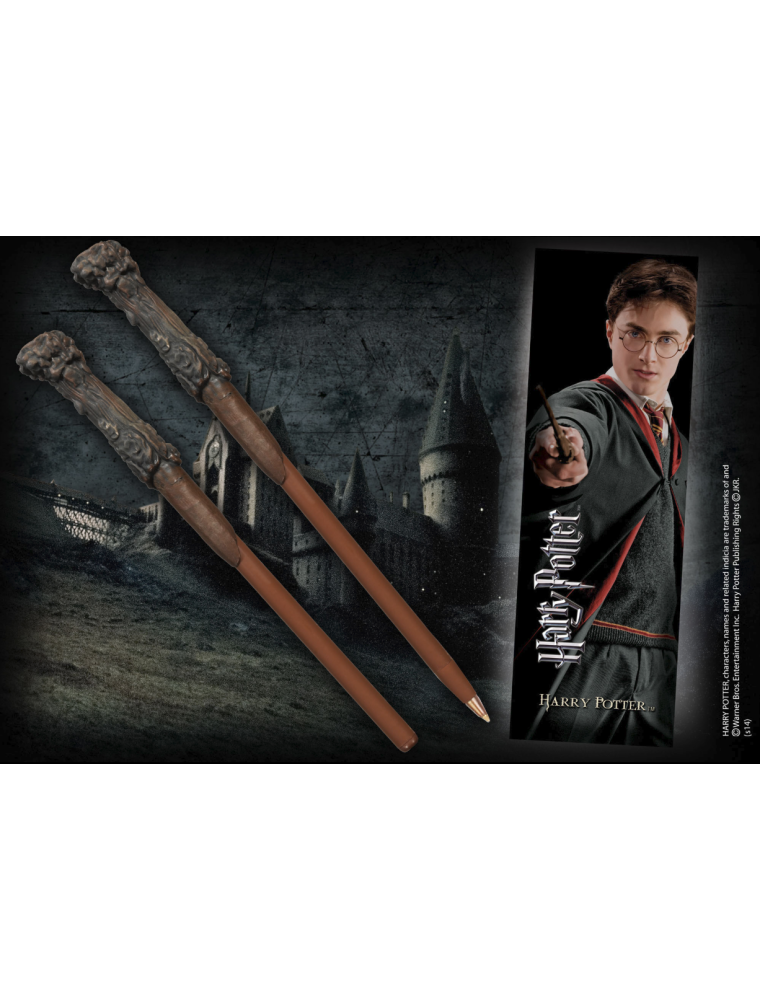 Harry Potter Penna Bacchetta e Segnalibro di Harry Potter Noble Collection