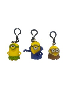 GIALAMAS MINIONS MOVIE KCHAIN SET (3) PORTACHIAVI